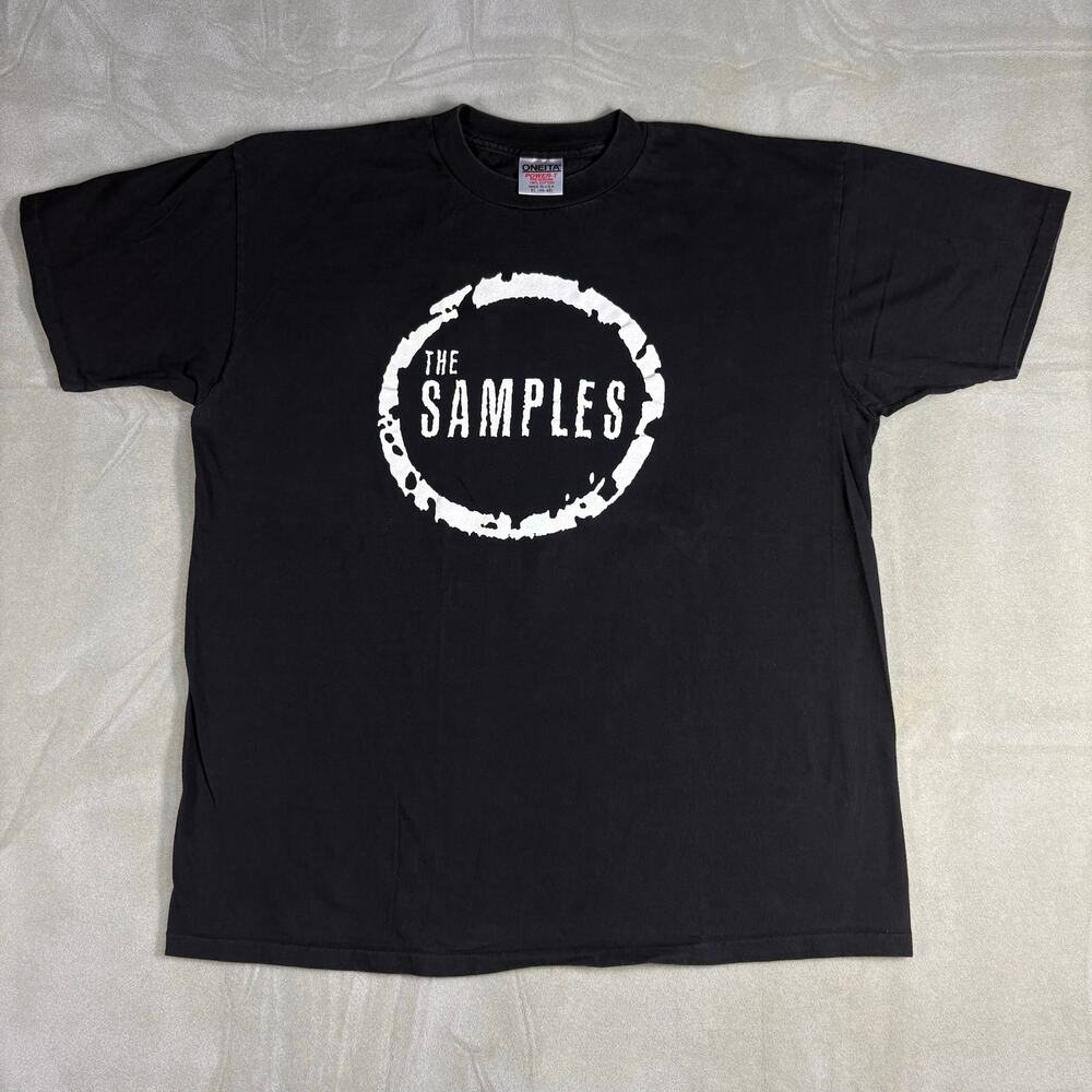 Vintage 90s‎ The Samples Rock Band T-Shirt Local Crew Graphic XL Preowned